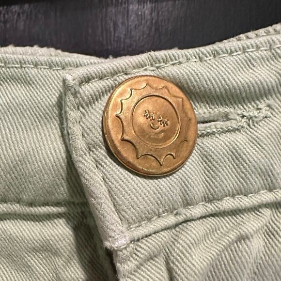 Big Bud Press Sage Green Pleated High Waisted Wide Leg Pants XXS - Picture 5 of 8